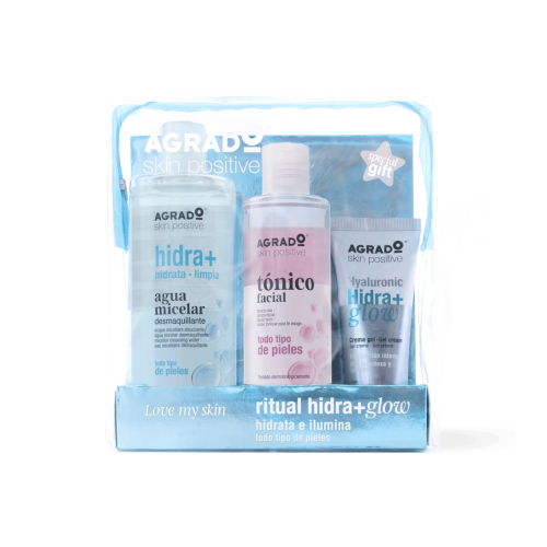 Agrado - Borsa da toilette Hidra+Glow Ritual - tutti i tipi di pelle