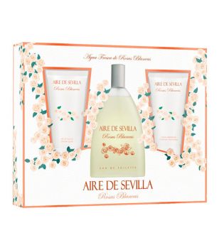Aire de Sevilla - Confezione di Eau de toilette per donna - Rose bianche