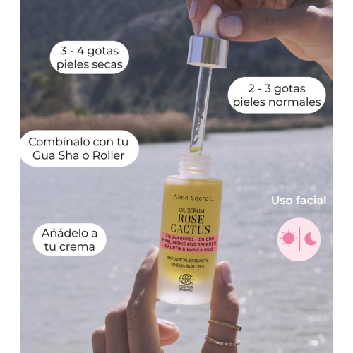 Alma Secret - Olio Siero Viso Rose Cactus