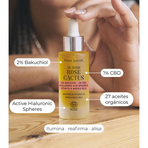 Alma Secret - Olio Siero Viso Rose Cactus