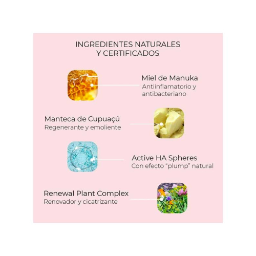 Alma Secret - Balsamo per labbra riparatore Manuka Lip Balm - Ananas e papaia