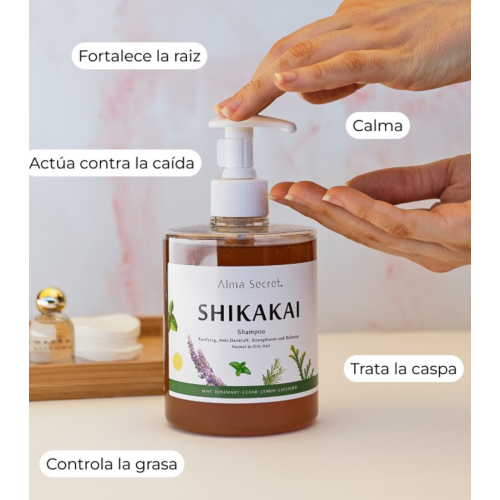 Alma Secret - Shampoo purificante Shikakai per capelli normali o grassi
