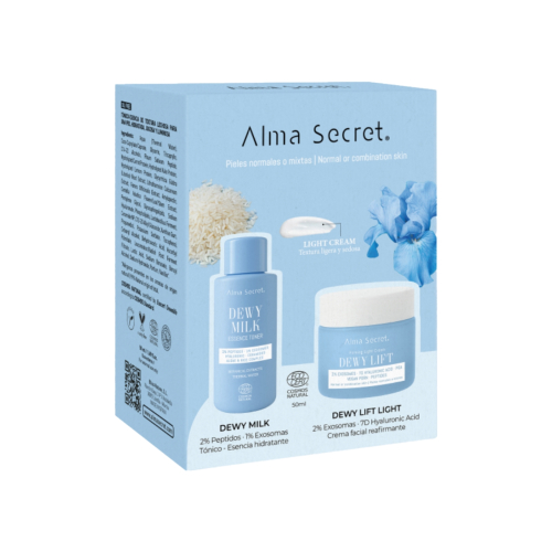 Alma Secret - Petto Mini Dewy Milk & Dewy Lift Light Cream - Pelle da normale a mista