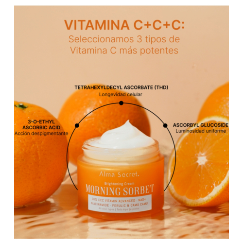 Alma Secret - Crema viso illuminante Morning Sorbet