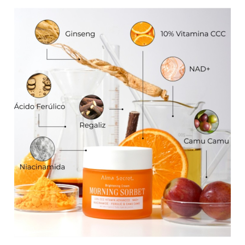 Alma Secret - Crema viso illuminante Morning Sorbet