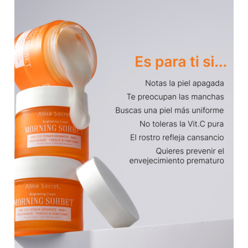 Alma Secret - Crema viso illuminante Morning Sorbet