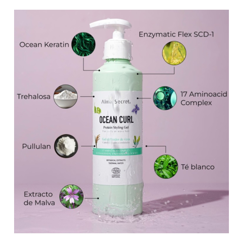 Alma Secret - Gel per definire i ricci Ocean Curl