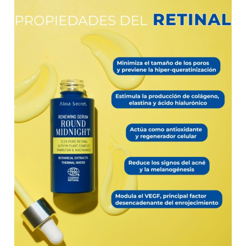 Alma Secret - Siero retinico puro Round Midnight 0,1%