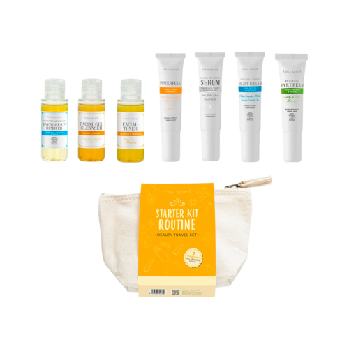 Alma Secret - Set Beauty Travel Starter Kit Routine - Pelle sensibile e mista