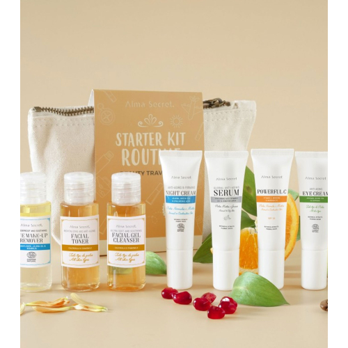 Alma Secret - Set Beauty Travel Starter Kit Routine - Pelle sensibile e mista