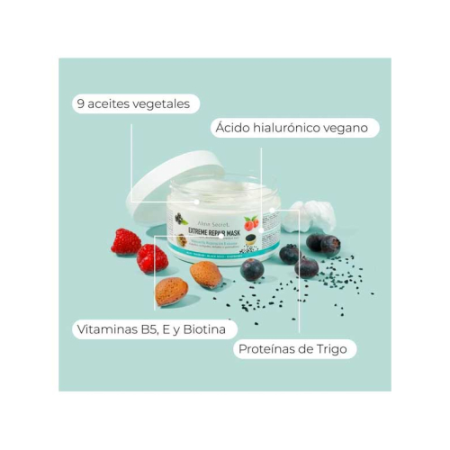 Alma Secret - Set regalo shampoo solido Shikakai  + maschera Extreme Repair