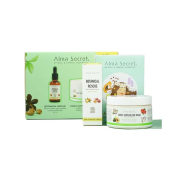 Alma Secret - Set regalo siero per capelli Botanical Rescue + maschera Curly Superglow