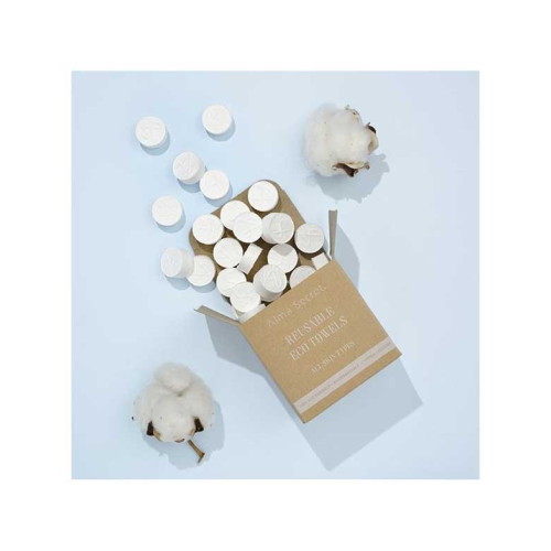 Alma Secret - Salviettine ecologiche riutilizzabili Reusable Eco-Towels 50 unità