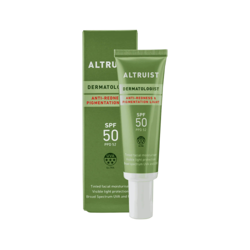 Altruist - Crema da giorno Dermatologist Anti-Redness & Pigmentation Light SPF50