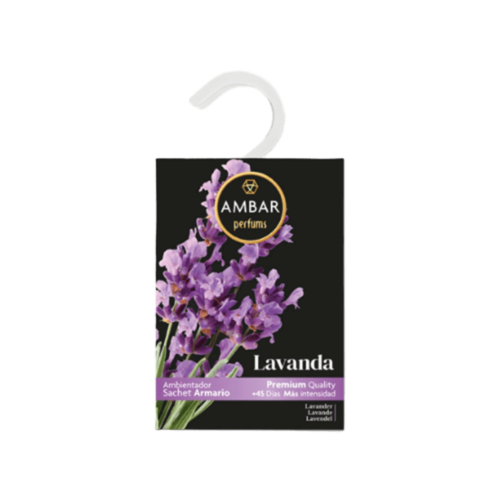 AMBAR Perfums - Deodorante per ambienti in bustina per guardaroba - Lavanda