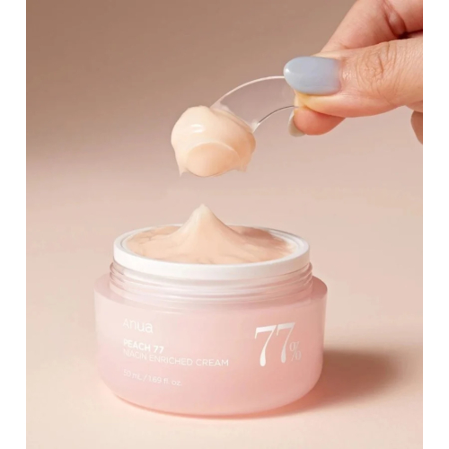 Anua - Crema arricchita con estratto di pesca al 77% e niacinamide