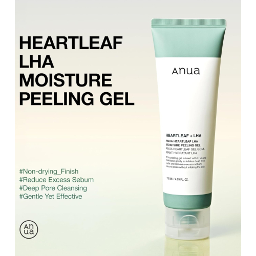 Anua - Gel esfoliante Heartleaf + LHA