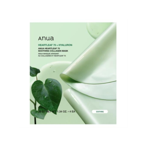 Anua - Maschera calmante al collagene Heartleaf 70