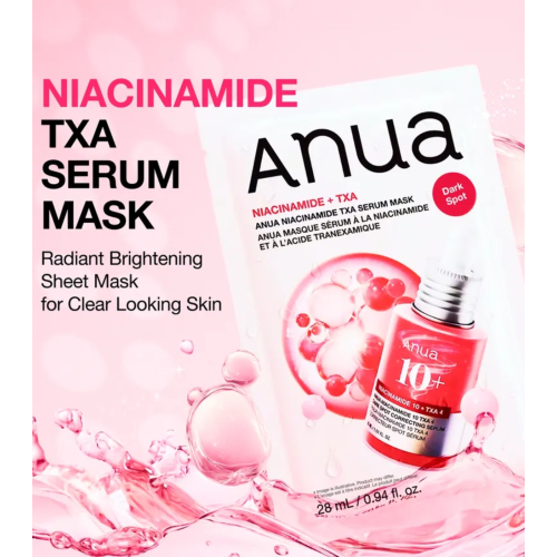 Anua - Maschera facciale anti-macchie Niacinamide TXA