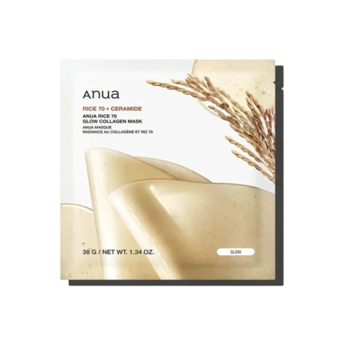 Anua - Maschera Viso Illuminante Rice 70 + Ceramide
