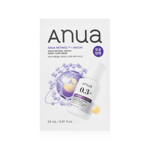 Anua - Maschera facciale rassodante Retinol + Niacin