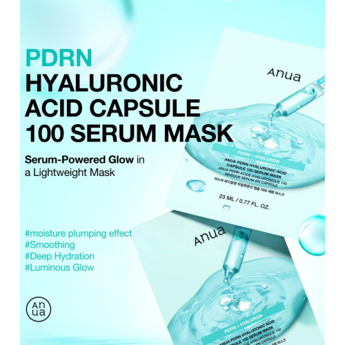 Anua - Maschera siero rigenerante PDRN Hyaluronic Acid Capsule 100