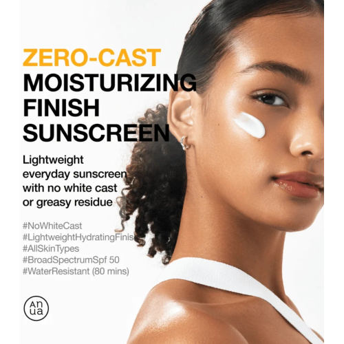 Anua - Protezione solare viso Zero-cast SPF50+ PA++++