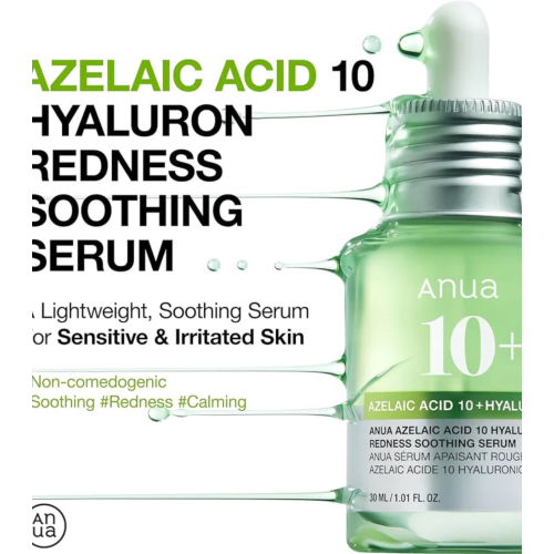 Anua - Siero anti-acne con acido azelaico 10+ e acido ialuronico