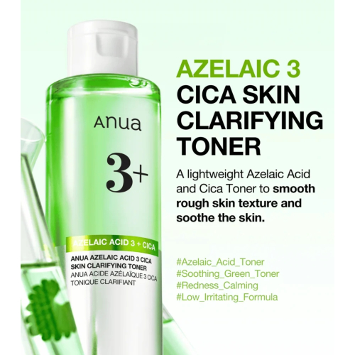 Anua - Tonico viso con acido azelaico Skin Clarifying Toner