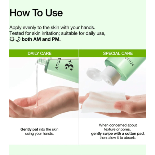 Anua - Tonico viso con acido azelaico Skin Clarifying Toner
