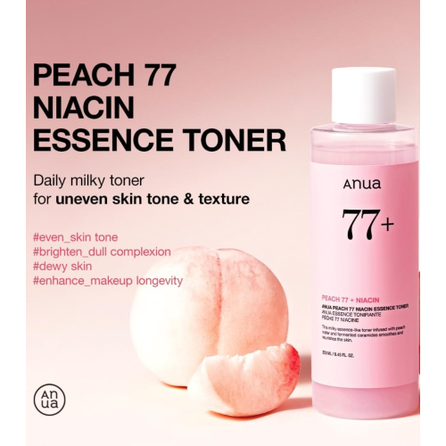 Anua - Tonico viso illuminante Peach 77 Niacin Essence