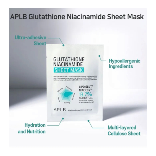 APLB - Maschera viso Glutathione Niacinamide