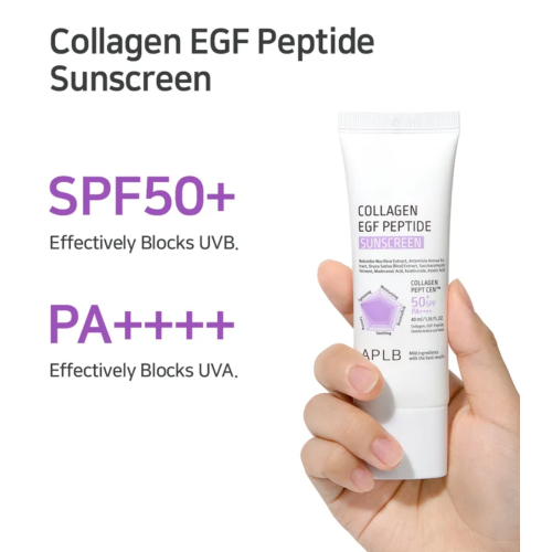 APLB - Protezione solare per il viso Collagen Egf Peptide SPF50+ PA++++
