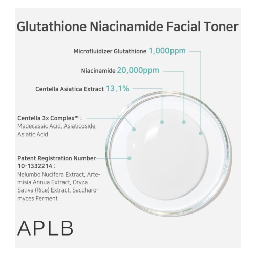 APLB - Tonico viso idratante Glutathione Niacinamide