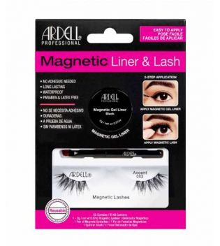 Ardell - Kit ciglia finte e eyeliner Magnetic Liner & Lash - Accent 002