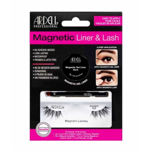 Ardell - Kit ciglia finte e eyeliner Magnetic Liner & Lash - Accent 002