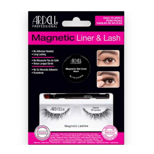 Ardell - Kit ciglia finte e eyeliner Magnetic Liner & Lash - Demi Wispies