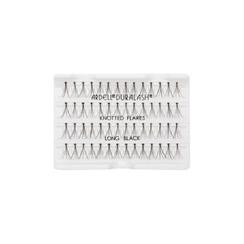 Ardell - Ciglia finte individuali Duralash - Knotted Flares: Long Black
