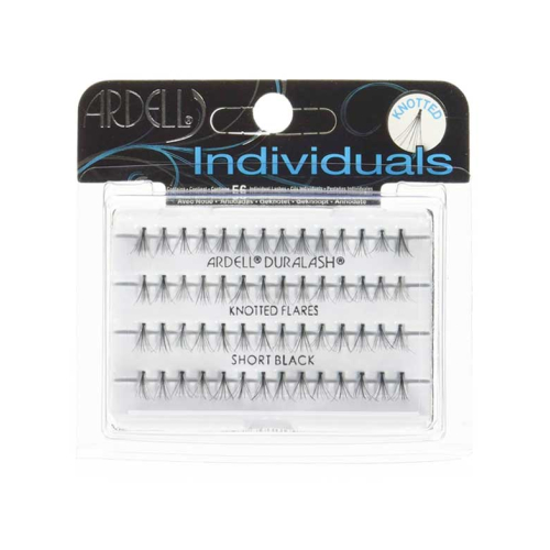 Ardell - Ciglia finte individuali Duralash - Knotted Flares: Short Black