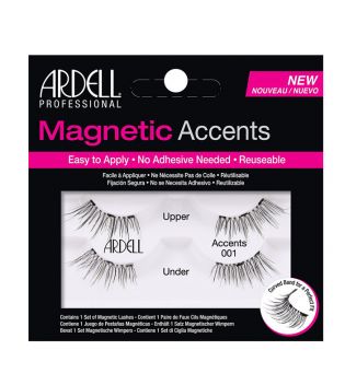 Ardell - Ciglia finte Magnetic Accents - 001: Black