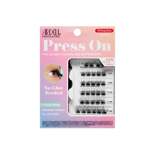 Ardell - Set di ciglia finte individuali Naked Press On - Wispies Volume