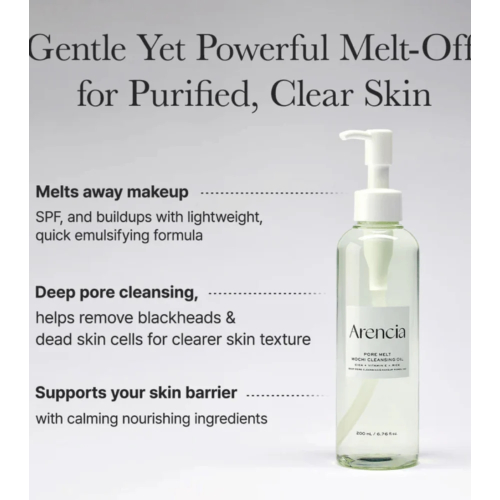 Arencia - Olio detergente viso Pore Melt Mochi