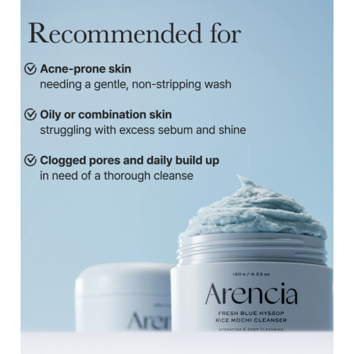 Arencia - Detergente viso Fresh Blue Hyssop Rice Mochi