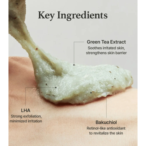 Arencia - Detergente viso Green Tea + LHA Deep Pore Rice Cake