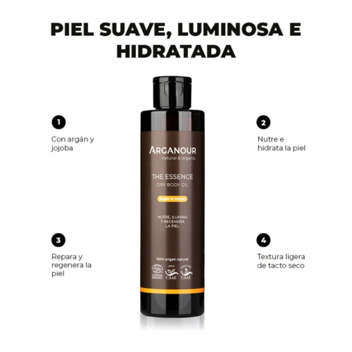 Arganour - Olio corpo con Argan e Jojoba The Essence
