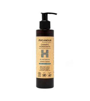 Arganour - Shampoo idratante con acido ialuronico - Capelli secchi o danneggiati