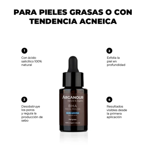 Arganour - Peeling viso con acido salicilico BHA