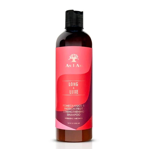 As I Am - Shampoo rinforzante Long & Luxe - Melograno e frutto della passione