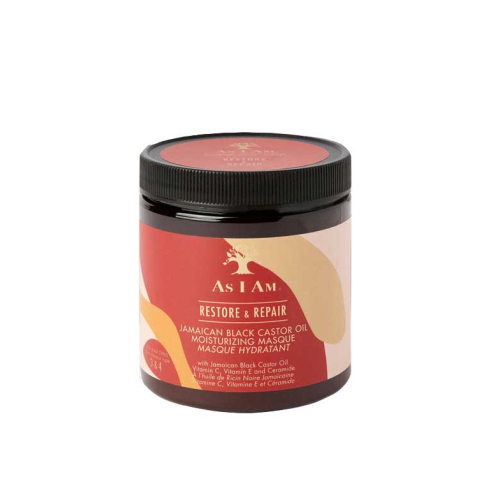 As I Am - Maschera idratante ripristina e ripara - Olio di ricino nero giamaicano