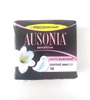 Ausonia - Normale comprime le ali Sensitive - 14 unità